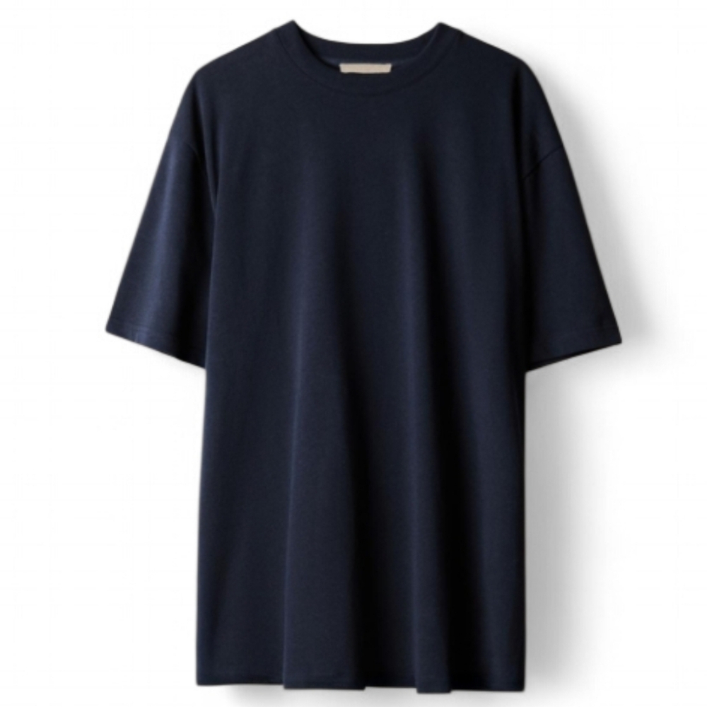 🩵 ZARA Classic Navy Men's T-Shirt
